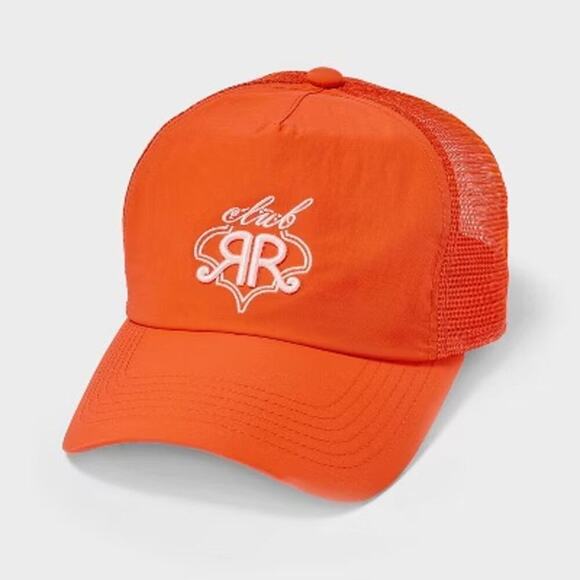 Roller Rabbit Accessories - LIMITED EDITION Roller Rabbit x Target Unisex Orange Club RR Stitched Hat Preppy